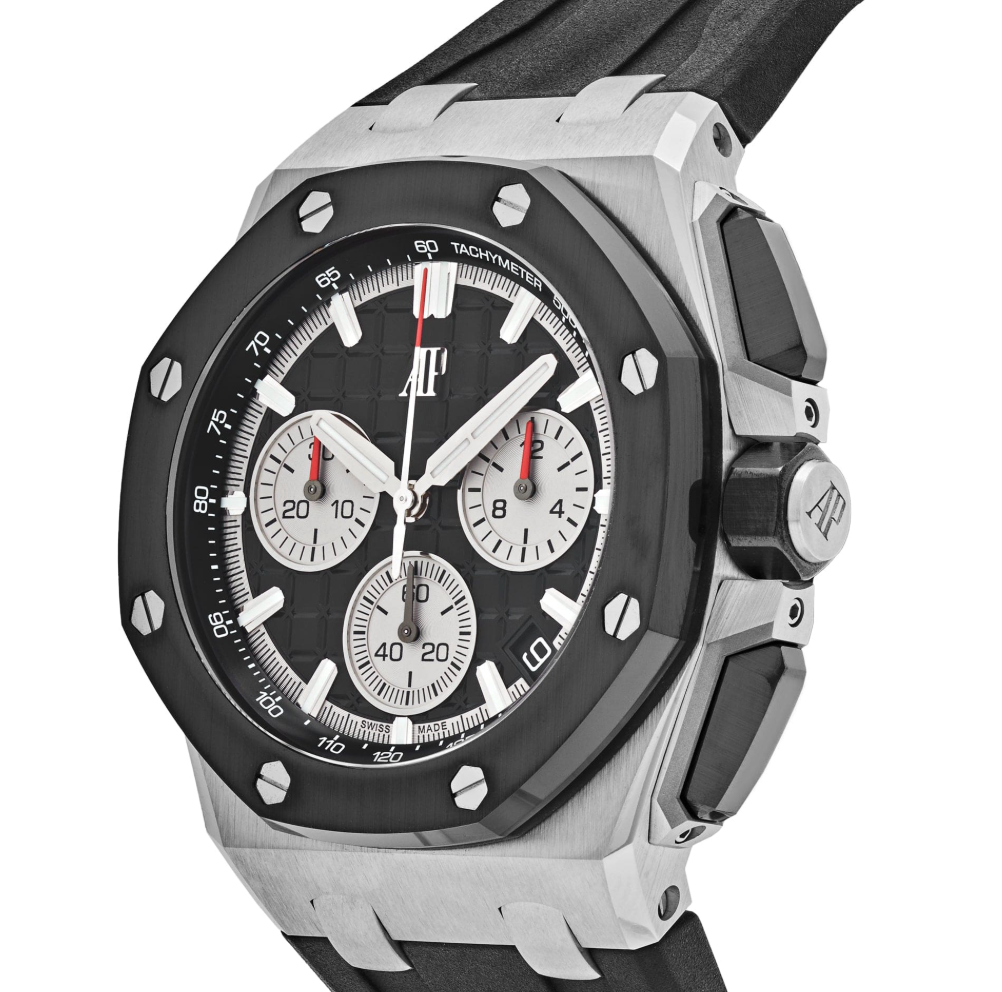 Audemars Piguet Royal Oak Offshore Chronograph Black Dial on Rubber Strap 26420SO.OO.A002CA.01 Complete 2027