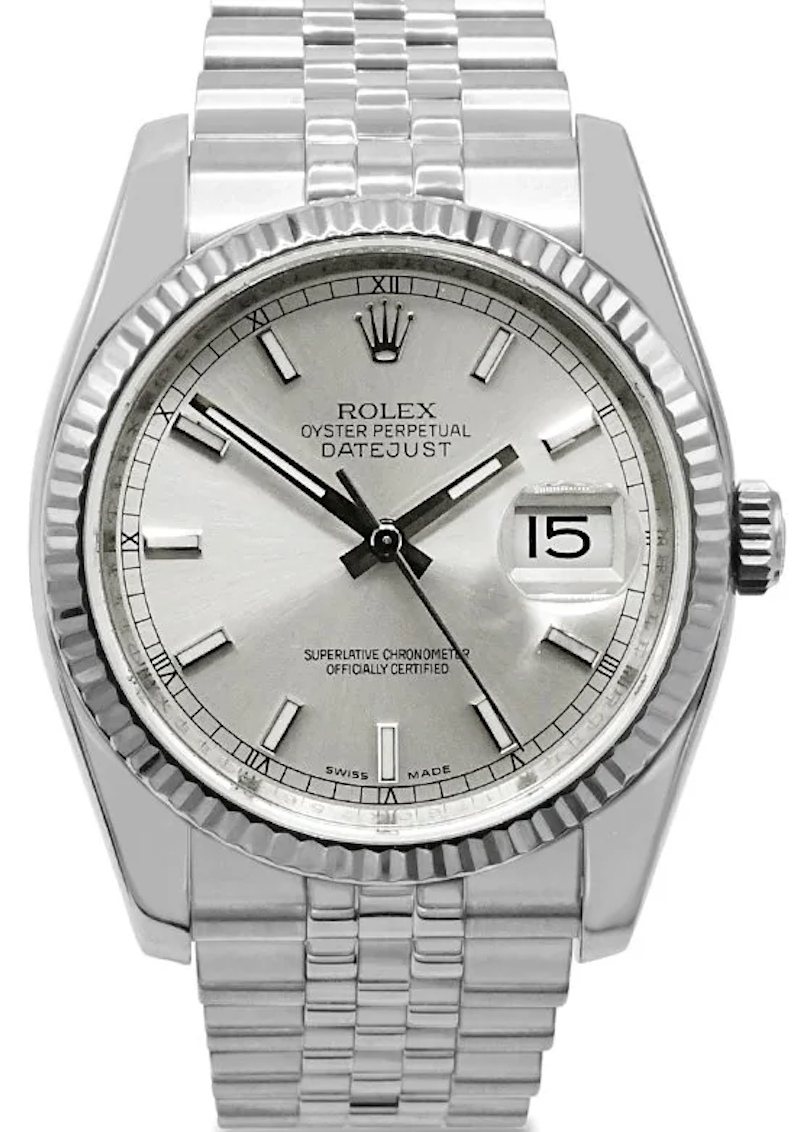 Rolex Datejust Silver Dial on Jubilee 116234 Complete 2016