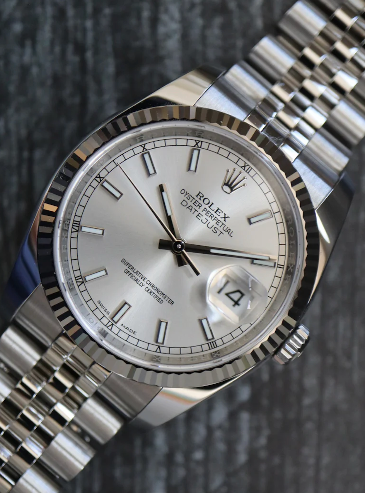 Rolex Datejust Silver Dial on Jubilee 116234 Complete 2016