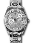 Rolex Datejust Pearlmaster 34 Rhodium Diamond Dial on Oyster 81339 Complete 2019