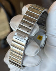 Cartier Santos de Cartier Medium Sunray Dial on Bracelet W4SA0005 Card