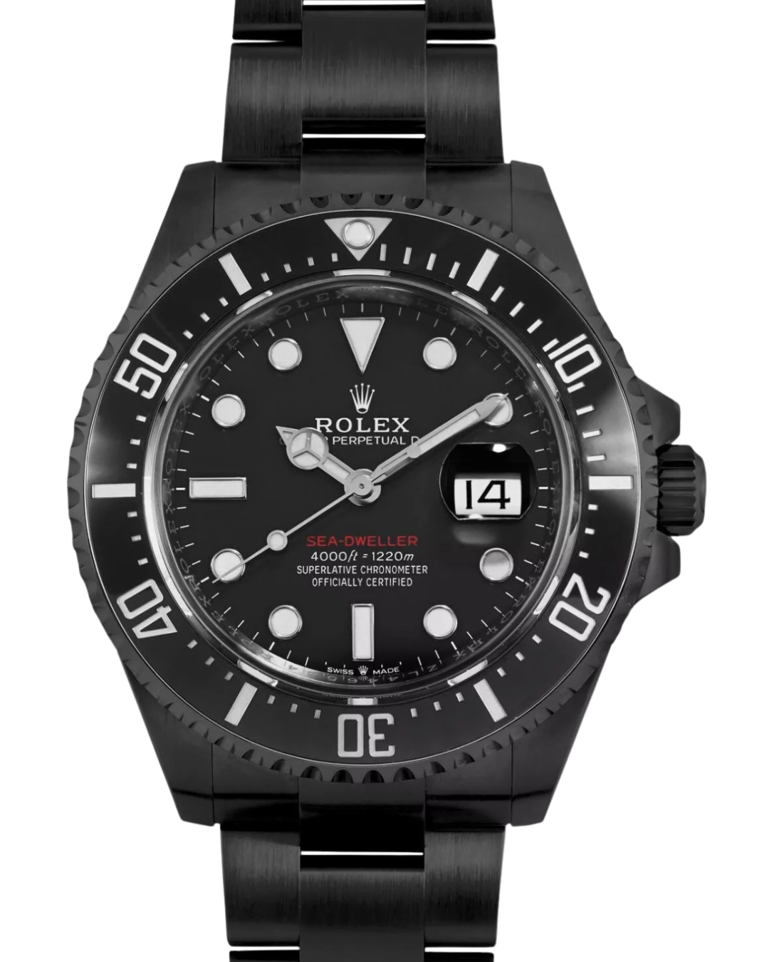 Rolex GMT-Master II PVD Black Dial on Oyster 116710LN Complete Open Date