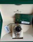 Rolex Datejust 36 Black Diamond Dial on Jubilee 126233 Complete 2024