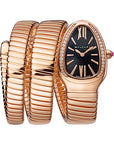 Bvlgari Serpenti Tubogas Black Dial on Spiral Bracelet 101814