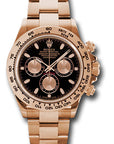 Rolex Daytona Black Index Dial on Oysterlock 116505 Card 2013