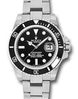 Rolex Submariner Black Dial on Oyster 116610LN Card 2019