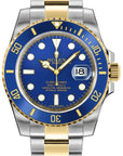 Rolex Submariner Blusey Blue Dial on Oyster 116613LB Complete 2016