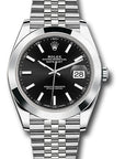 Rolex Datejust 41 Black Index Dial on Jubilee 126300 Complete 2025