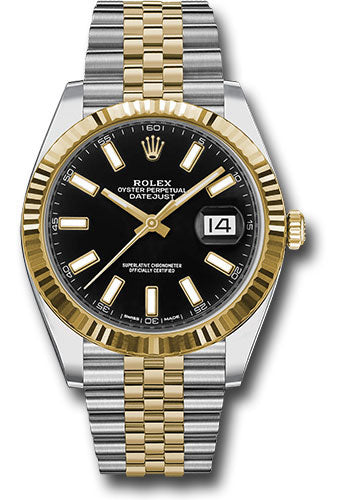 Rolex Datejust 41 Black Index Dial on Jubilee 126333 Complete 2023