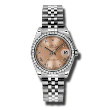 Rolex Datejust 31 Pink Roman Dial on Jubilee 178384 Complete 2013