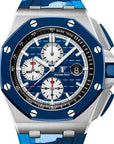 Audemars Piguet Royal Oak Offshore Chronograph Blue Dial on Rubber Strap 26400SO.OO.A335CA.01 Complete