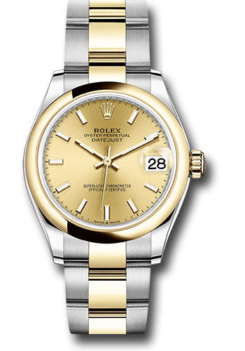 Rolex Datejust 31 Champagne Index Dial on Oyster 278243 Complete 2019