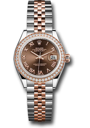 Rolex Datejust Lady Chocolate Roman Dial on Jubilee 279381 Complete 2018