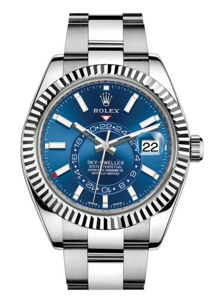 Rolex SkyDweller Blue Dial on Oyster 326934 Complete 2021