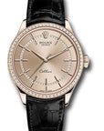 Rolex Cellini Time Pink Dial on Leather Strap 50705RBR Card 2017