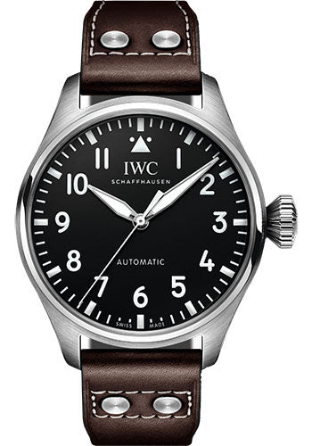 IWC Big Pilot's Watch 43 Black Dial on Leather Strap IW329301 Complete 2022