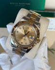 Rolex Datejust II Champagne Diamond Dial on Oyster 116333 Card 2010