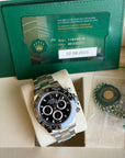 Rolex Daytona Black Dial on Oyster 116500LN Complete 2023
