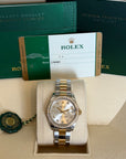 Rolex Datejust 31 Silver Diamond Dial on Oyster 178383 Complete 2018