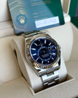 Rolex SkyDweller Blue Dial on Oyster 326934 Card 2022