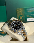 Rolex GMT-Master II Black Dial on Jubilee 126713GRNR Complete 2023