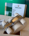 Rolex Datejust 36 Champagne Diamond Dial on Jubilee 126233 Card 2018