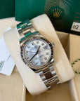 Rolex Datejust 31 White Mother-Of-Pearl Diamond Dial on Oyster 278274 Complete 2022