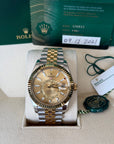 Rolex SkyDweller Champagne Dial on Jubilee 326933 Complete 2021