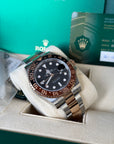 Rolex GMT-Master II "Root Beer" Black Dial on Oyster 126711CHNR Card 2021