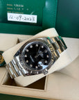 Rolex Datejust 41 Black Diamond Dial on Oyster 126334 Complete 2023