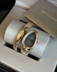 Bvlgari Serpenti Tubogas Gray Dial on Spiral Bracelet 102681 Complete