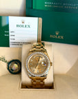 Rolex Pearlmaster Masterpiece Champagne Diamond Dial on Oyster 18948 Card 2015