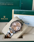 Rolex Datejust 31 Pink Diamond Dial on Oyster 178341 Complete 2012