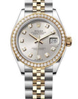 Rolex Datejust Lady Silver Diamond Dial on Jubilee 179383 Card 2013