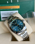 Rolex Milgauss Blue Dial on Oyster 116400GV Complete 2019