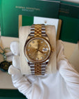 Rolex Datejust 36 Champagne Diamond Dial on Jubilee 126233 Card 2018