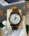 Rolex SkyDweller PVD White Dial on Oyster 326934 Card 2019