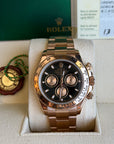 Rolex Daytona Black Index Dial on Oysterlock 116505 Card 2013