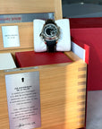 Michael Jordi Heritage Twins Black Dial on Alligator Leather Complete