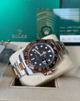 Rolex GMT-Master II "Root Beer" Black Dial on Oyster 126711CHNR Card 2021