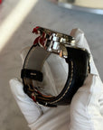 Michael Jordi Heritage Twins Black Dial on Alligator Leather Complete