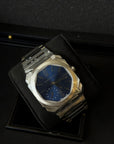 Bvlgari Octo Finissimo Blue Dial on Bracelet 103431 Complete
