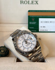 Rolex SkyDweller PVD White Dial on Oyster 326934 Card 2019