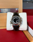 Michael Jordi Heritage Twins Black Dial on Alligator Leather Complete