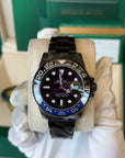 Rolex GMT-Master II 'Batman' PVD Black Dial on Oyster 116710BLNR Card 2017