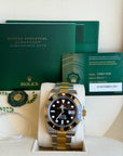 Rolex Submariner Black Dial on Oyster 126613LN Card 2021