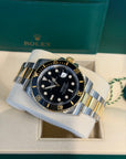 Rolex Submariner Black Dial on Oyster 116613LN Complete 2017