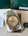Rolex SkyDweller Champagne Dial on Jubilee 326933 Complete 2021