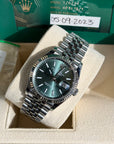 Rolex Datejust 36 Mint Green Index Dial on Jubilee 126234 Complete 2023