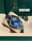 Rolex Datejust 41 Blue Roman Dial on Jubilee 126300 Complete 2023